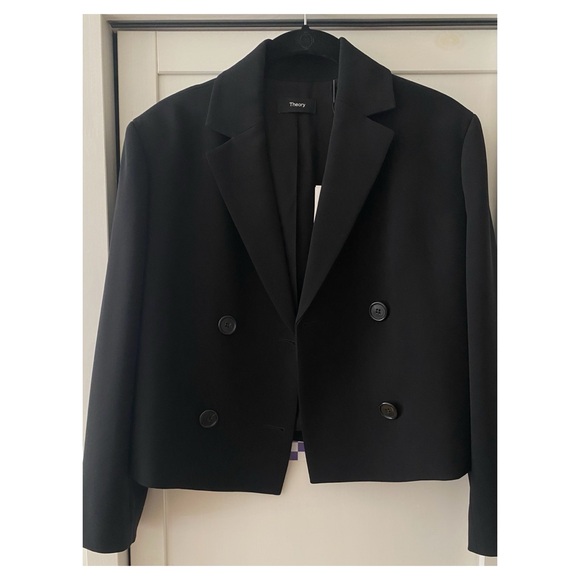 NWT Theory double breasted crop jacket! - Picture 3 of 10